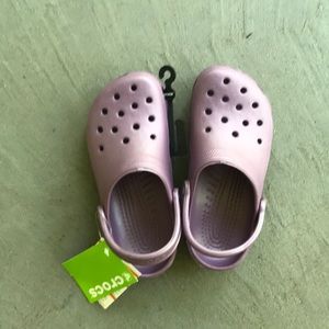 Lavender crocs